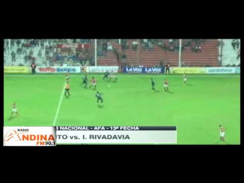Instituto 0 - 1 Independiente Rivadavia - Gol José Méndez, relato Diego Agrain