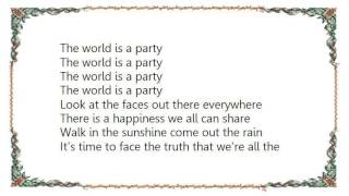 Lionel Richie - The World Is a Party Lyrics