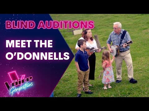 Meet The O'Donnells | The Blind Auditions | The Voice Generations Australia