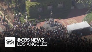 Protest after canceled USC speech, death row inmates moved to Chino, Downtown LA police shooting