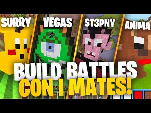 THE RETURN OF BUILD BATTLES WITH THE MATES - Minecraft Minigames