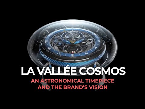 Jola Chudy with La Vallée's CEO Massimiliano Quintavalle on the Brand’s Dubai Watch Week Launch