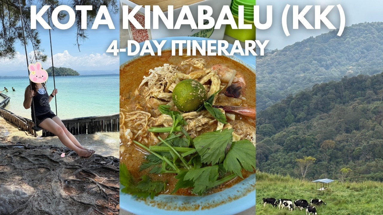 4 Days in Kota Kinabalu, Sabah 🇲🇾 | Places to Go and Food to Eat | Travel Vlog