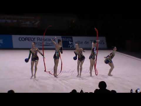HUNGARY 3 balls 2 ribbons - 2014 Thiais EF