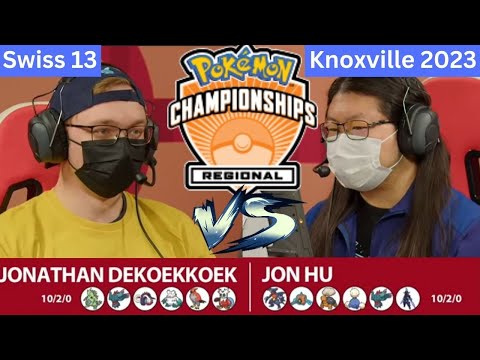 2023 Pokémon Knoxville Regional Championship VGC Master Division Johnathan Dekoekkoek vs Jon Hu R13