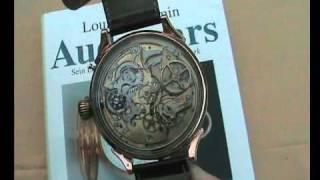 Audemars Fréres Genéve - Big size  golden Repeater wristwatch