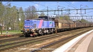 preview picture of video 'Green Cargo T44 267 in Hallsberg, Sweden'