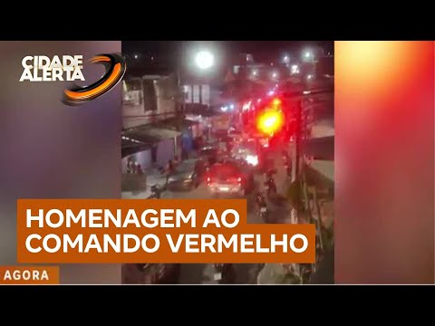 Grupo faz festa em homenagem aos criminosos do Comando Vermelho mortos em operação no RJ