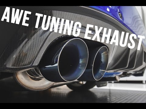 New AWE Tuning WRX & STI Exhaust!