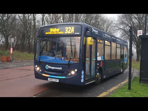 ABSOLUTELY HORRID: 37315/SN65 ZBP Stagecoach Northeast Adl Enviro 200 On The 32A