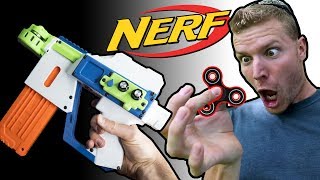 WORLD'S MOST INSANE CRAZY NERF GUN VERSUS EVERYTHING (FDL-2, FIDGET SPINNER, DANGEROUS!)