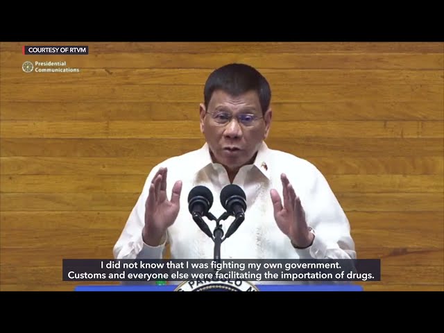 WATCH: Drug war, communists, China overshadow pandemic in SONA 2021