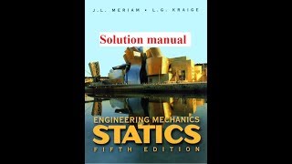 how to download engineering mechanics statics 5th edition solution manual