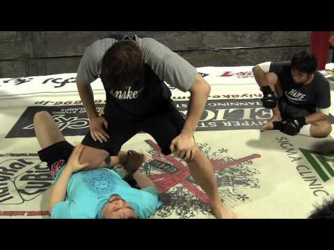 練習風景2　グラップリング　札幌総合格闘技ジム「パワーオブドリーム」