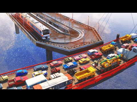 Trains vs U-Turn 😱 Teardown