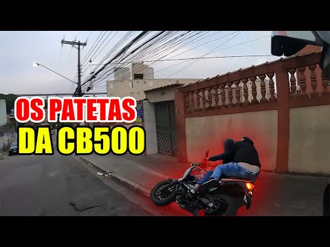 OS PATETAS DA CB500 + PERSEGUIÇÃO ALUCINANTE RENEGADE