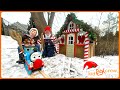 Christmas Toy Delivery On Backyard Railroad With Kids Ride On Train Educational Kid Crew