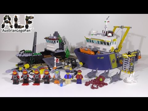 Vidéo LEGO City 60095 : Le bateau d'exploration