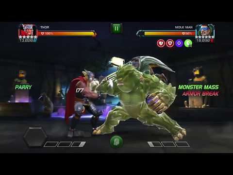 Mole man Side Event Quest ! moleman Expedition Moleman fight! - mcoc