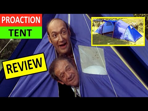 ProAction 6 Man 2 Room Tent a quick look around - Argos ProAction Tent Video