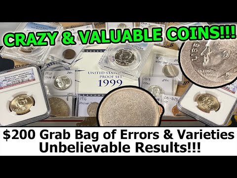 INSANELY VALUABLE $200 ERROR COIN GRAB BAG I BOUGHT ON INSTAGRAM - WestCoastVarieties Grab Bag