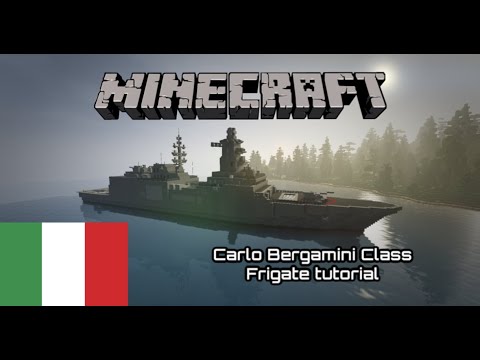 Minecraft Carlo Bergamini Class Frigate tutorial