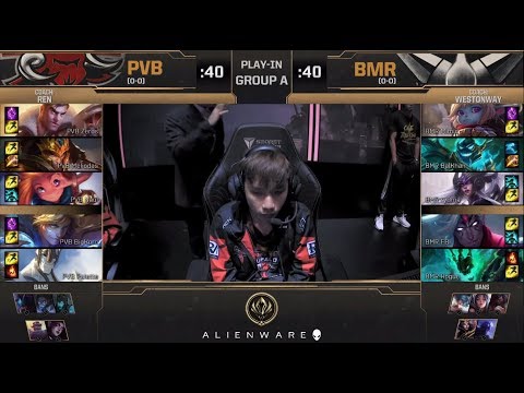 PVB Naul Zoe vs BMR FBI Varus Highlights - 2019 MSI Highlights | Day 1