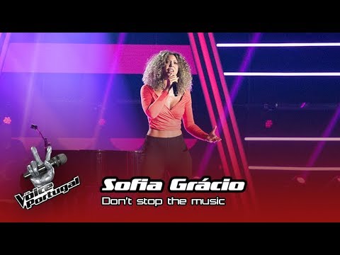 Sofia Grácio - "Don´t stop the music" |  Blind Audition | The Voice Portugal