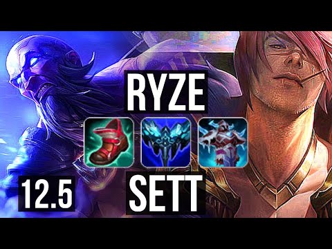 RYZE vs SETT (MID) | 8/3/15, Rank 10 Ryze, Dominating | KR Challenger | 12.5