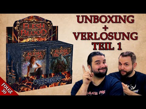Flesh and Blood Outsiders Blitz Deck Display Opening deutsch | Teil 1 | Trader | Unboxing 2023