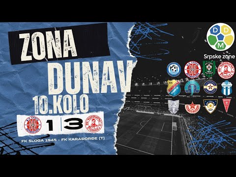 Zona Dunav Sezona 2025/26 10. Kolo FK Sloga 1945 1:3 FK Karadjordje (T)