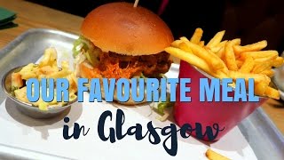 Our favorite meal in Glasgow, Scotland at the Crafty Pig restaurant and pub