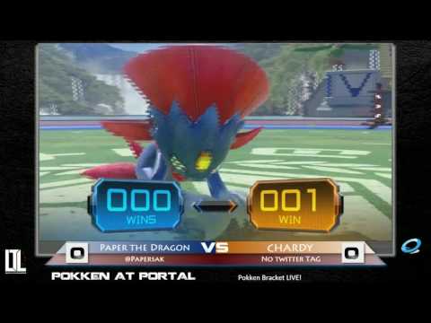 Paper the Dragon vs Chardy - Pokken at Portal 7/14/16