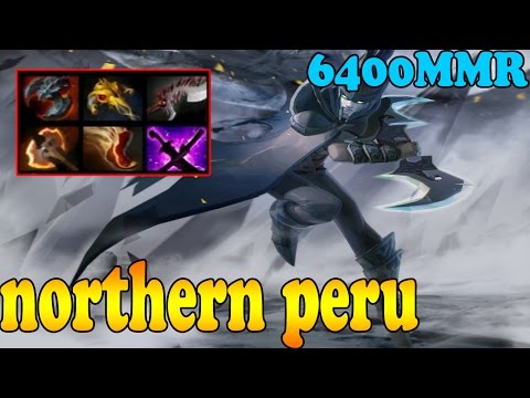 Dota 2- northern peru 6400 MMR Plays Phantom Assassin Vol 1 - Ranked Match Gameplay!
