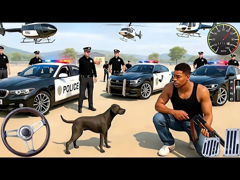 Police Car Chase Simulator 3D Game - Real Cop Cars Driving Simulator 2025 - Android GamePlay