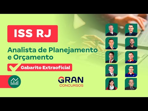 Concurso ISS RJ - Analista de Planejamento e Orçamento - Gabarito Extraoficial