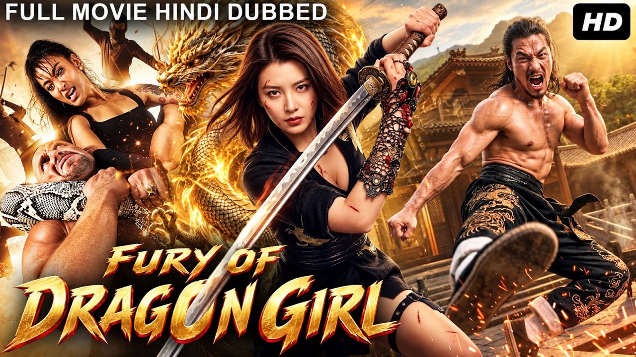 FURY OF DRAGON GIRL - Hollywood Movie Hindi Dubbed | JeeJa Yanin | Hindi Martial Arts Action Movie