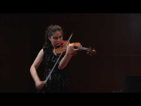Classical-Competition Winner Marley Erickson;  Category Violin Christmas Competition 2018