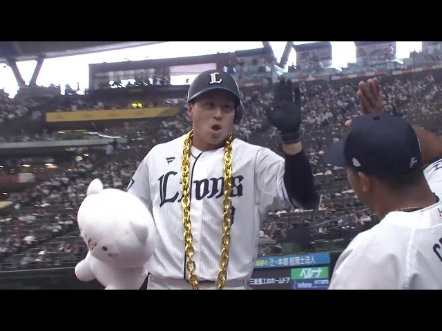 【1回裏】本拠地初アーチ!! ライオンズ・渡部聖弥 左中間へのソロホームランで先制!! 2025年5月18日 埼玉西武ライオンズ 対 オリックス・バファローズ