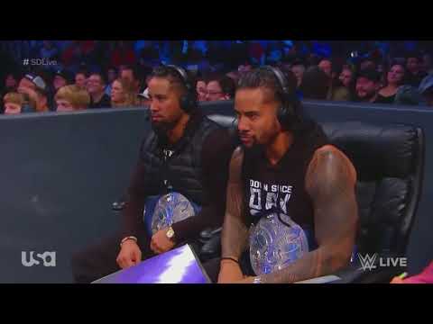 The New Day VS Shelton Benjamin and Chad Gable - SmackDown 28 de Noviembre de 2017