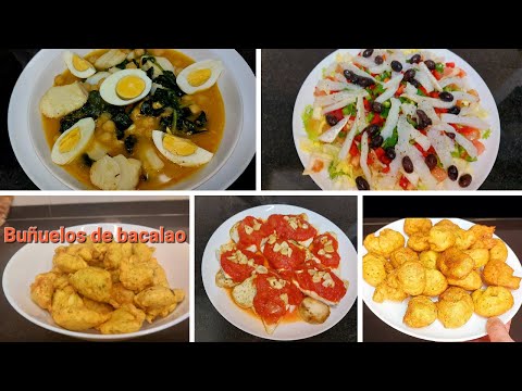 5 RECETAS DE DE BACALAO, CUARESMA Y SEMANA SANTA, Platos TRADICIONALES Fáciles y Deliciosos