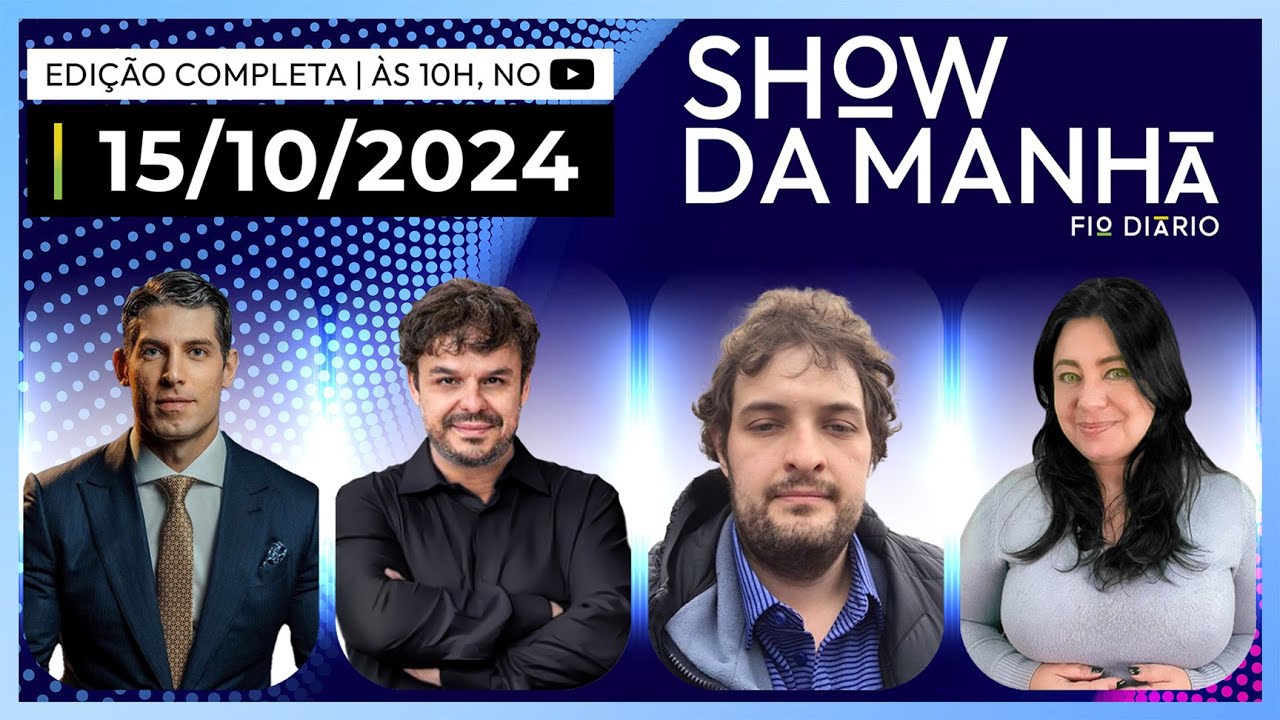 SHOW DA MANHÃ - MARCO ANTÔNIO COSTA, ADRILLES, PAULO KOGOS E STEH PAPAIANO - 15/10/2024