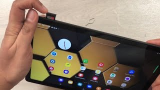 Samsung Galaxy Tab A7 (2022) - How to Insert SD Card - Transfer Apps to Memory Card