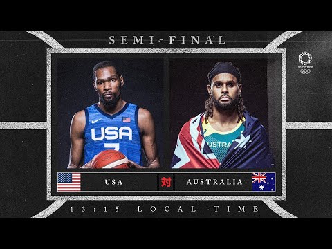 Olympics Men Basketball Semi Final Team USA vs Australia Full Game Highlights