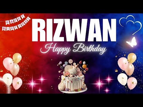 RIZWAN Happy Birthday Song | RIZWAN Name Meaning🎂🎈 #birthday #happybirthdaysong #rizwan
