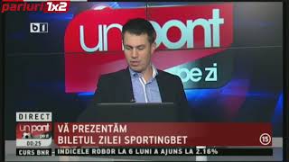 BILETUL ZILEI SPORTINGBET: “Mix” din 3 sporturi pentru un nou “verde”!