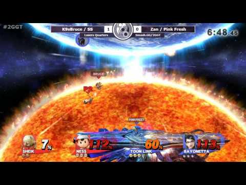 2GGT: Pink Fresh Saga - K9sBruce/SS Vs. Zan/Pink Fresh Losers Quarters - Smash Wii U