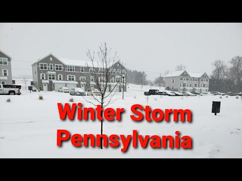 Snow Blizzard Pennsylvania | Jan 31 2021 Lancaster Pennsylvania