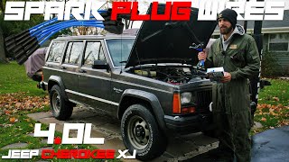 New Spark Plug Wires for My Jeep Cherokee XJ