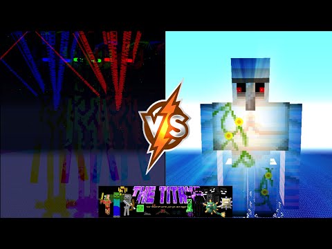 Ultimate  Iron Golem Titan VS Ender Colossus -The Ultimate Epic Showdown